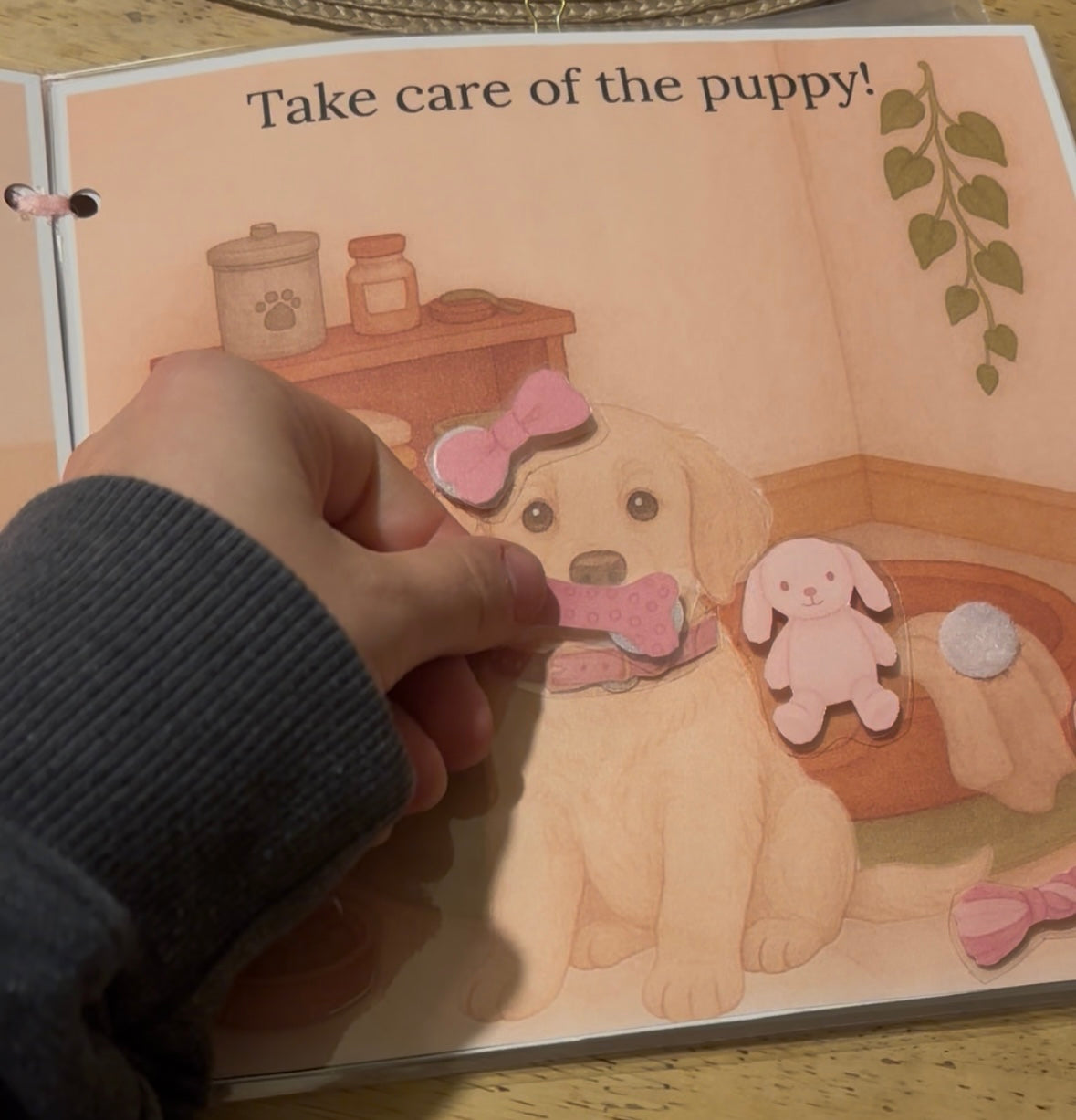 Custom Busy Book- Customized for Your Child (10 pages)