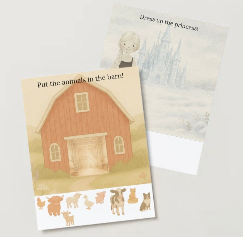 Custom Busy Book- Customized for Your Child (10 pages)
